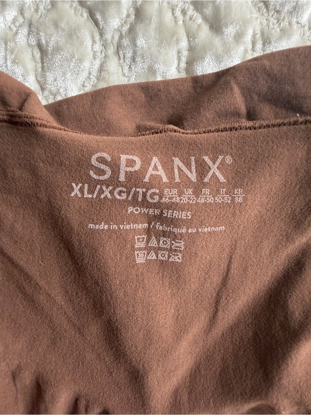 SPANX Power Series Sculpting Leggings XL - Brown